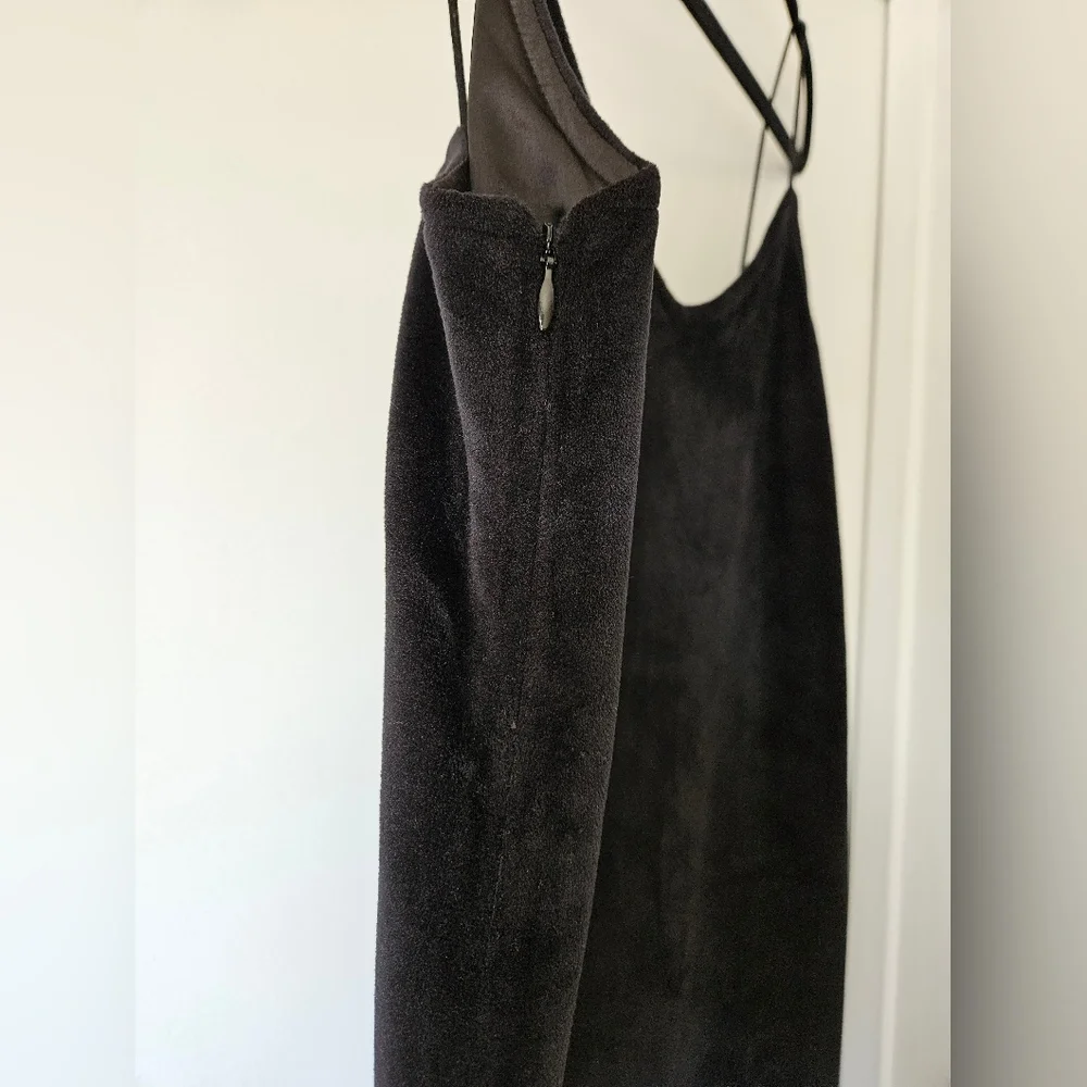 RHC Leah micromodal-blend velour midi dress - Picture 4 of 9